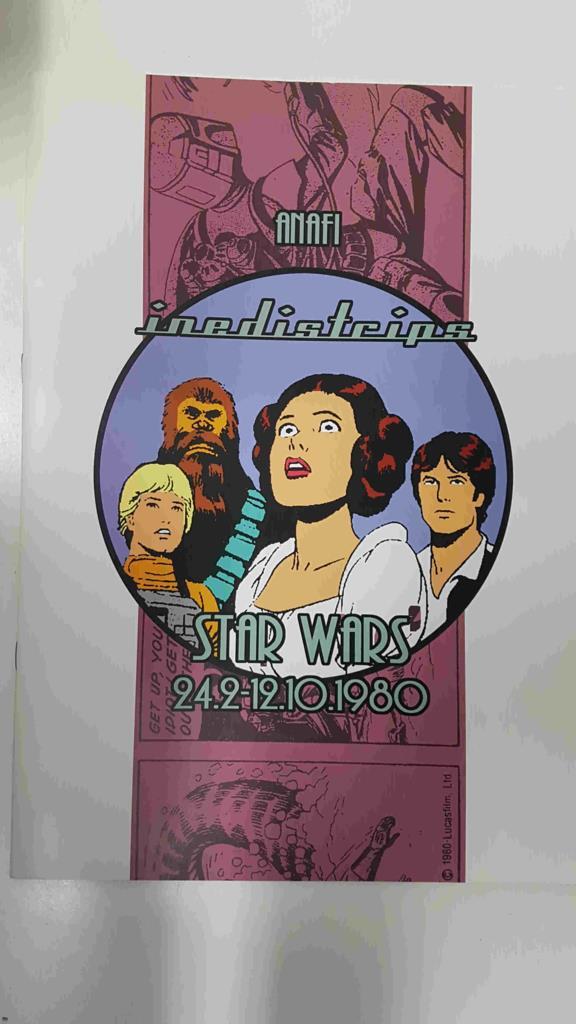 Comic: Star Wars 24-2/12-10/1980 (contiene 4 historias de Luke Skywalker). Collana Inedistrips 44. Anno VIII maggio 2012. Anafi