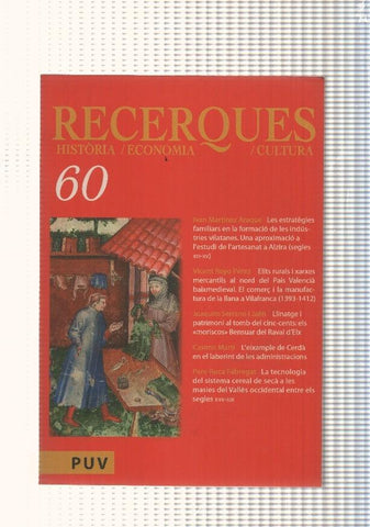 Recerques numero 60, Historia/Economia: Les estrategies familiars en la forma-