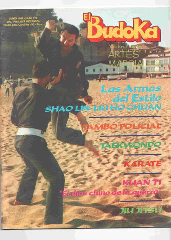 Revista: El Budoka num 173, junio 1989. Revista Artes Marciales - Kuan ti "el dios chino de la guerra", Jiu Jitsu