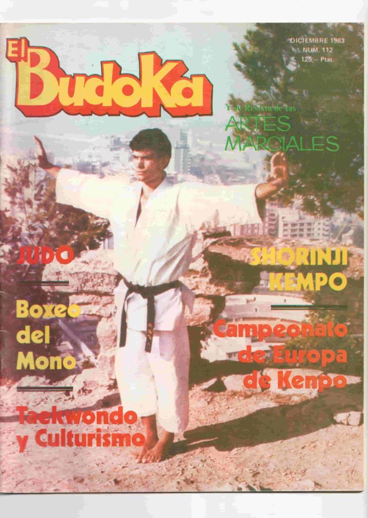 Revista: El Budoka num 112, diciembre 1984. Revista Artes Marciales - Boxeo del Mono, Judo