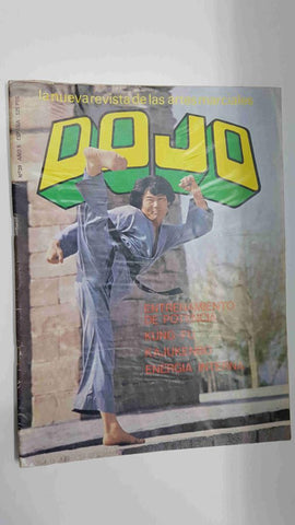 Revista: Dojo num 39, Año 5, 1981. Revista Artes Marciales - Cine los dobles de Bruce Lee, Realidad o leyenda la energia interna, Portada: Woo-Sang-Park