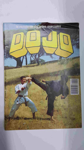 Revista: Dojo num 91, Año IX, sep 1985. Revista Artes Marciales - Historia del Boxeo Chino, Poster central promocional Escuela de Artes Marciales Rafael Angel Santiago