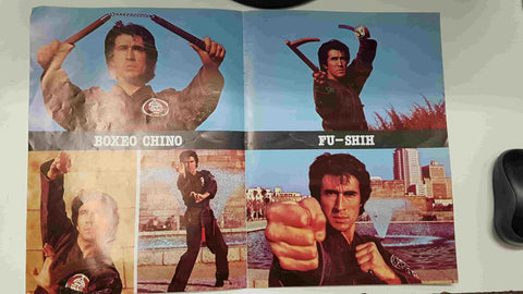 Revista: Páginas centrales de la revista Dojo num 36, Año V, 1981 - Raul Gutierrez. Solo las paginas centrales (son 4 paginas)