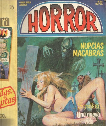 Horror numero 046: Nucias macabras (numerado 2 en trasera)