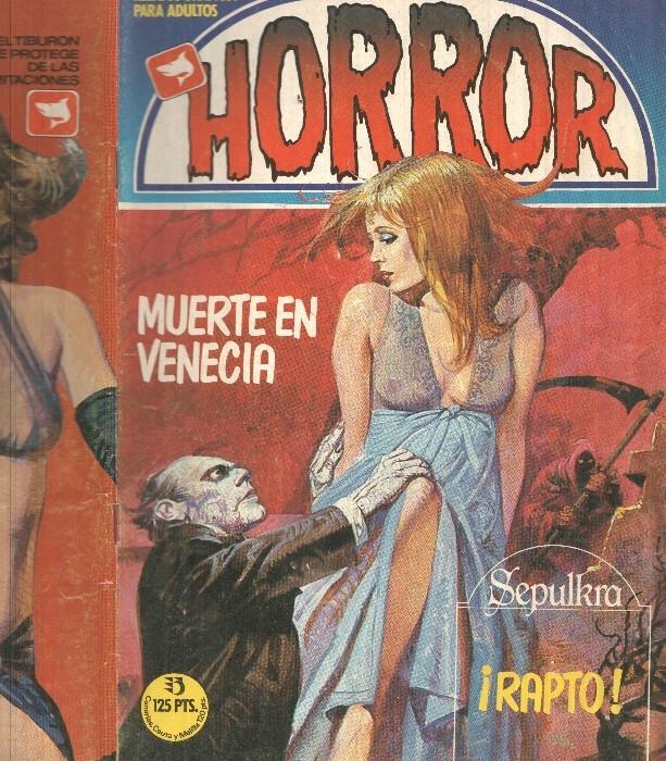 Horror numero 073: Muerte en Venecia (numerado 1 en trasera)