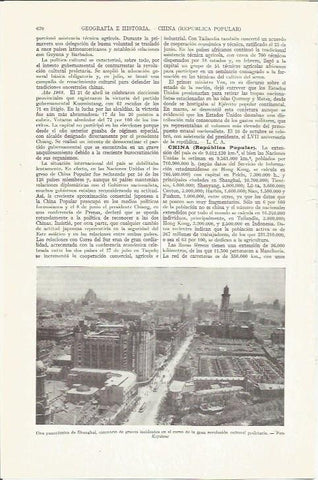 LAMINA ESPASA 37265: Panoramica de Shanghai