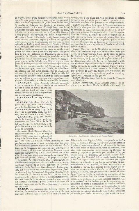 LAMINA ESPASA 37538: Rocas Rojas en Garavan, Italia