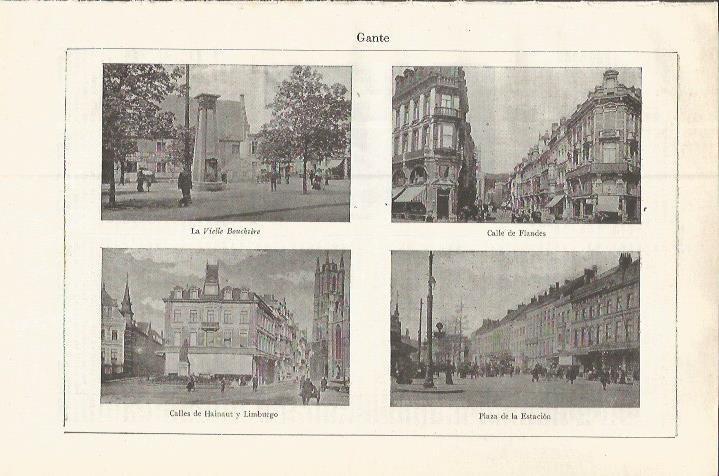 LAMINA ESPASA 37533: Calles de Gante, Belgica