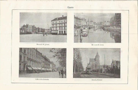 LAMINA ESPASA 37532: Mercados de Gante, Belgica