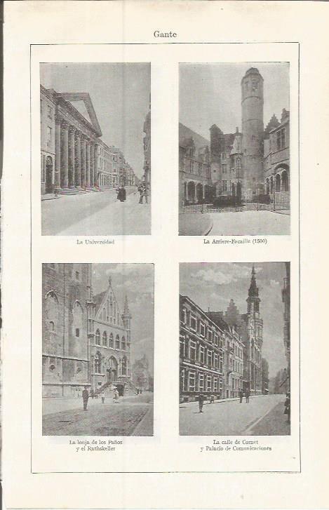 LAMINA ESPASA 37530: Universidad y Lonja de Gante, Belgica