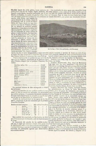 LAMINA ESPASA 37565: Vista de La Garriga, Barcelona