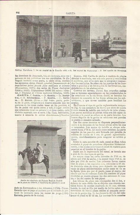 LAMINA ESPASA 37561: Garitas de Barcelona