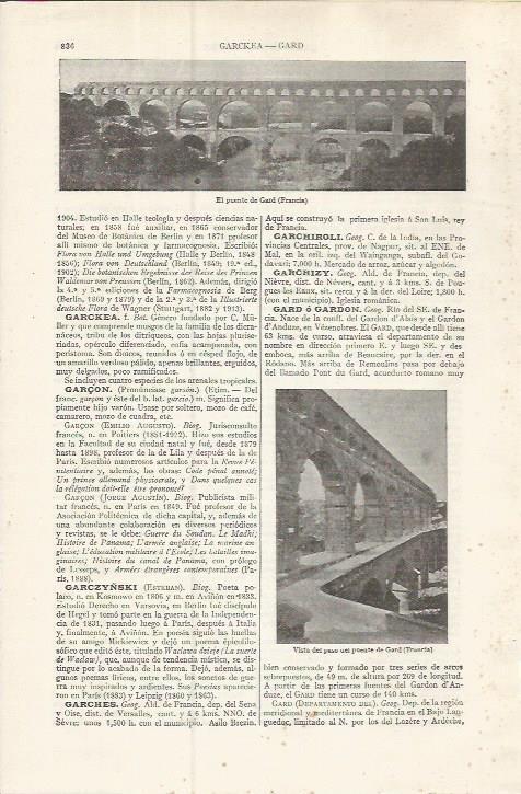 LAMINA ESPASA 37552: Puente de Gard, Francia