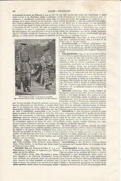 LAMINA ESPASA 37474: EL principe de Gales en la Universidad de Gales