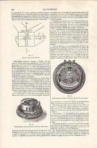 LAMINA ESPASA 37490: Galvanometro