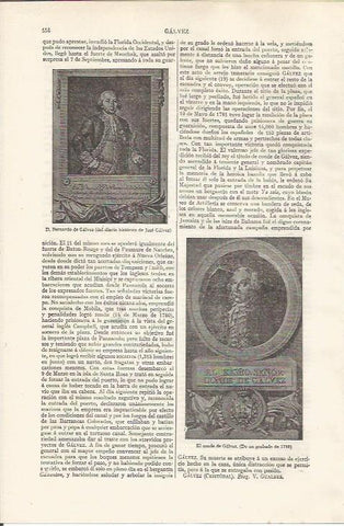LAMINA ESPASA 37491: Bernardo de Galvez