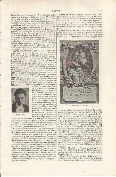 LAMINA ESPASA 37492: Luis Galvez de Montalvo