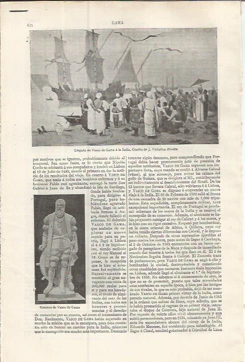 LAMINA ESPASA 37507: Vasco de Gama