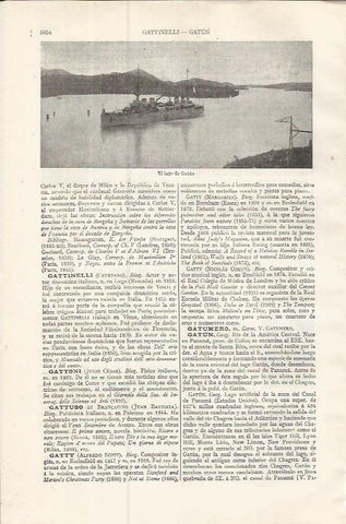 LAMINA ESPASA 37582: Lago de Gatun