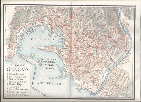 LAMINA ESPASA 37616: Plano de Genova