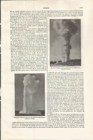 LAMINA ESPASA 37603: El geiser Gigante y el Viejo Fiel