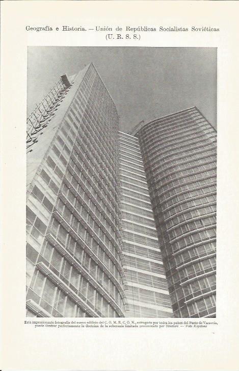 LAMINA ESPASA 37325: Edificio del COMECON 