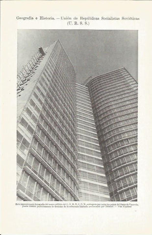 LAMINA ESPASA 37325: Edificio del COMECON 