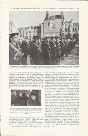 LAMINA ESPASA 37323: L Aniversario de la Revolucion Bolchevique