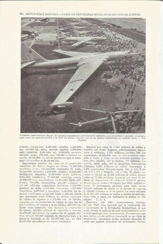 LAMINA ESPASA 37321: Avion sovietico