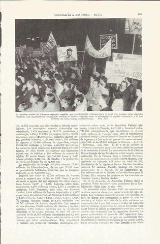 LAMINA ESPASA 37319: Manifestacion en Lausana 