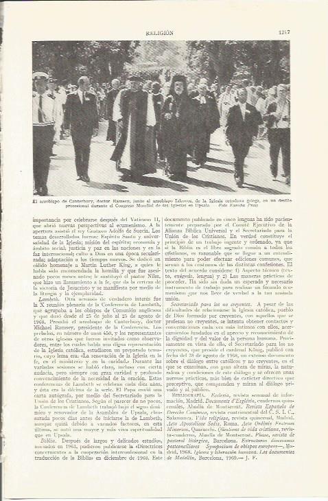 LAMINA ESPASA 37362: Desfile del Congreso Mundial de las Iglesias