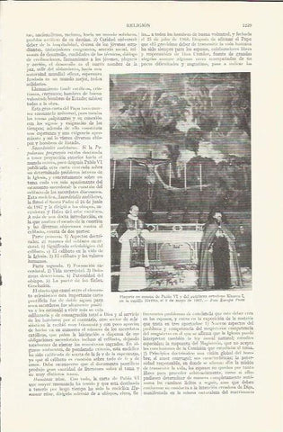 LAMINA ESPASA 37359: Pablo VI y Khonen I