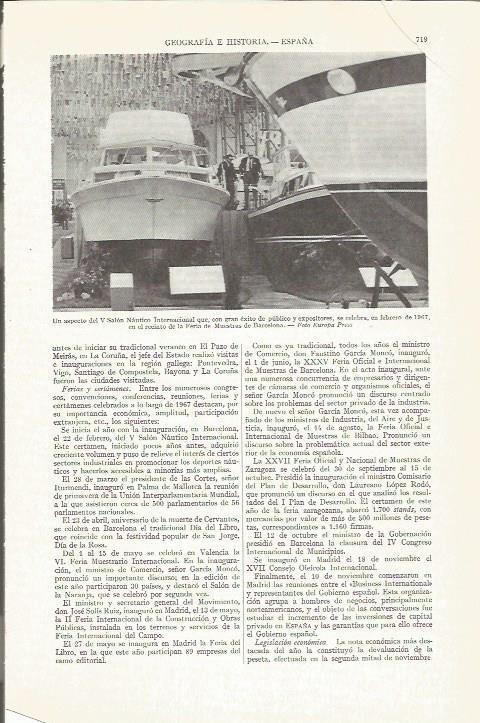 LAMINA ESPASA 37277: V Salon Nautico Internacional de Barcelona