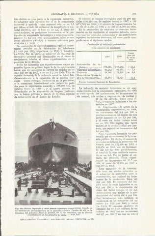 LAMINA ESPASA 37274: Botadura del petrolero Juan de Austria