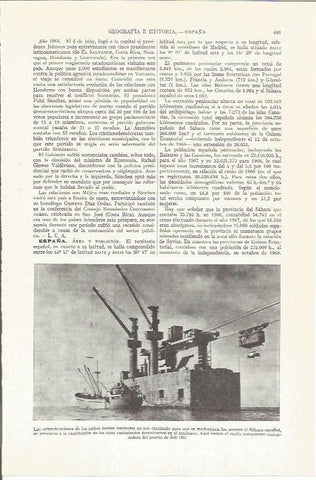 LAMINA ESPASA 37269: Embarcadero del puerto de Sidi Ifni