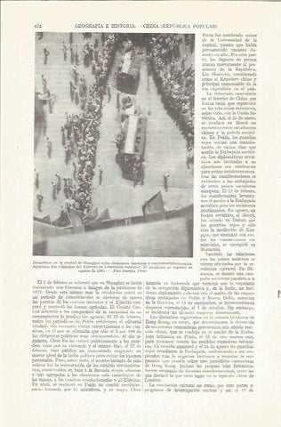 LAMINA ESPASA 37266: Disturbios en Shanghai en agosto de 1967