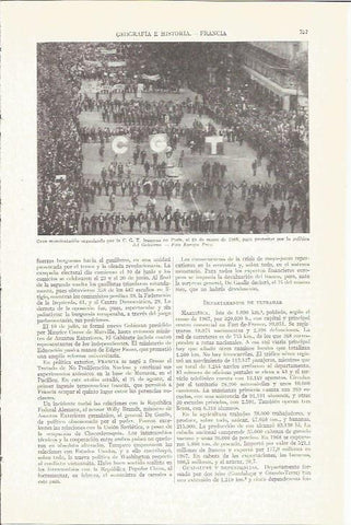 LAMINA ESPASA 37289: Manifestacion de la CGT en Paris en 1968