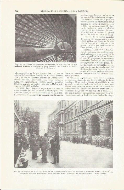 LAMINA ESPASA 37290: Concentracion en Londres en 1967