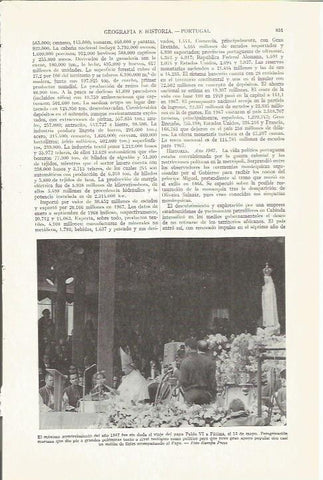 LAMINA ESPASA 37310: Pablo VI en Fatima