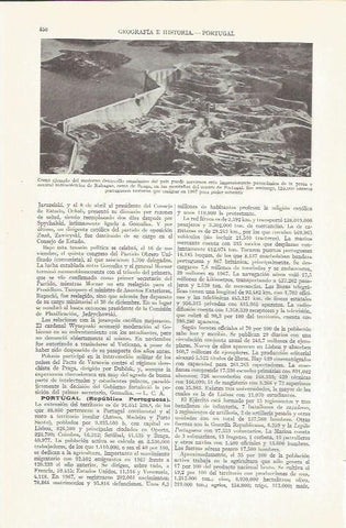 LAMINA ESPASA 37309: Presa de Rabagao en Protugal
