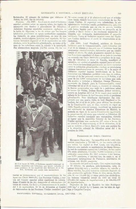 LAMINA ESPASA 37292: Frontera de Gibraltar