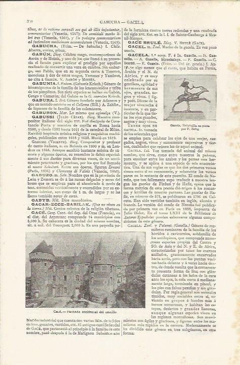 LAMINA ESPASA 37435: Castillo de Gace, Francia