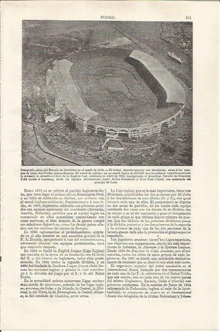LAMINA ESPASA 37426: Estadio de Wembley en 1922