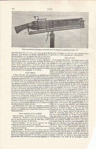LAMINA ESPASA 37423: Fusil de 20 cañones