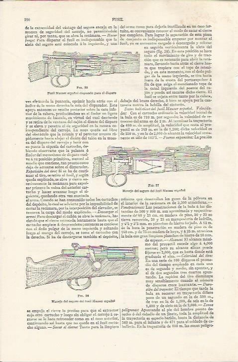 LAMINA ESPASA 37419: Fusil Mauser