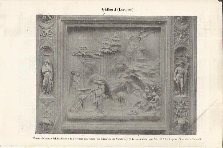 LAMINA ESPASA 37668: Puerta del Baptisterio de Florencia