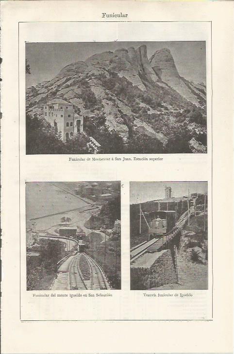 LAMINA ESPASA 37408: Funicular de Montserrat