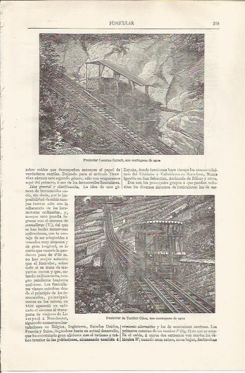 LAMINA ESPASA 37403: Funicular Lucerna-Gutsch