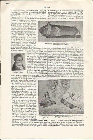 LAMINA ESPASA 37392: El Nautilus de Fulton