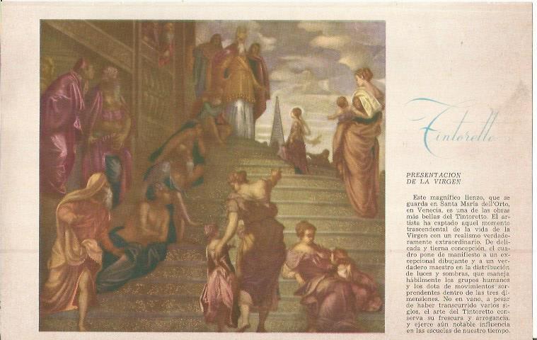 LAMINA 51608: Presentacion de la Virgen, por Tintorello